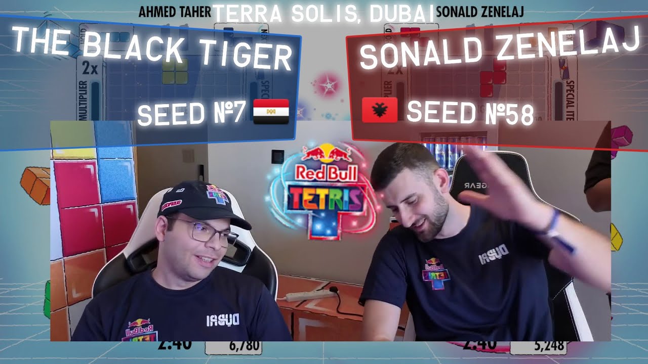 «Чёрный Тигр» (Египет) против «Сональда Зе» (Албания) — Финал чемпионата мира Red Bull Tetris в Д...