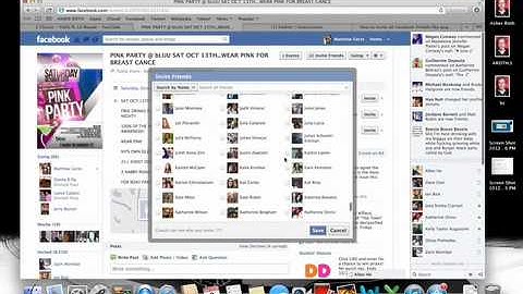 How to invite all your facebook friends to event page 2012!