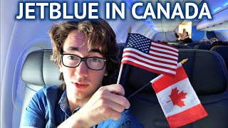 Volando en el vuelo inaugural de JetBlue a Canada de Nueva York a Vancouver