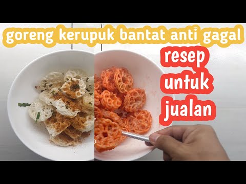 Resep krupuk seblak kering gurih, pedas dan kriuk Bhn 1/4 kg krupuk warna warni / 250 gr 3,5 sdm bo. 