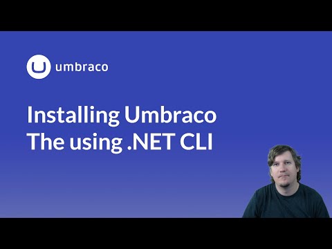 Installing Umbraco using the .NET CLI