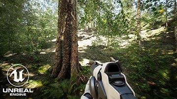 Unreal Engine 4 RTX 3090 Realistic Forest