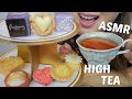 ASMR HIGH TEA Set *NO Talking Soft Relaxing Eating Sounds | N.E Let's Eat