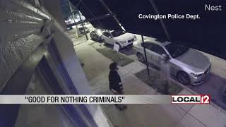 Covington Police arrest suspects in vandalism caught on surveillance video
