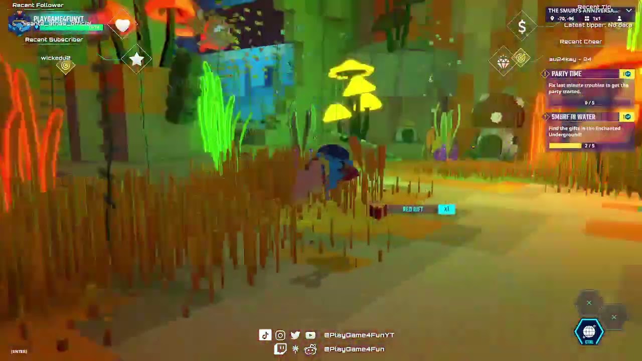 @thesandboxgame - Smurf In Water - The Smurfs: Anniversary Party | 