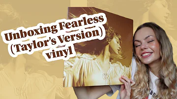 Unboxing Fearless (Taylor's Version) Vinyl | Taylor Swift | Rachel Lord