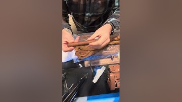 How to roll a premium cigar part 2 Cigar Wrapper preparation.