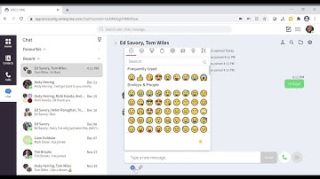 iPECS ONE Desktop: How to use the chat function