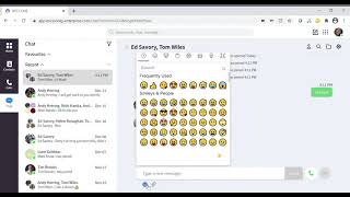 iPECS ONE Desktop: How to use the chat function