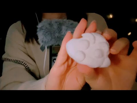 【ASMR】まったり囁き雑談しながら紙粘土クイズを出題します👾 whisper