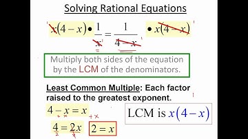 rational function   part 2 solving rational equation