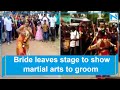Viral video: Bride leaves stage to show martial arts to groom in Tamil Nadu