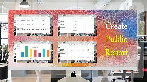 Create Public Report using Actions Menu (Report, Chart, Group By and Pivot) Views - Part 14