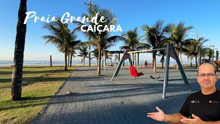 CAIÇARA INCRÍVEL DIA NA PRAIA GRANDE