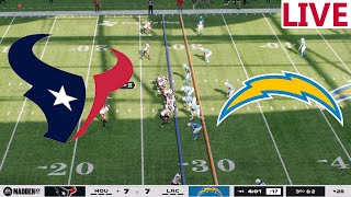 🔴LIVE 🔴Houston Texans VS Los Angeles Chargers / NFL Week 17/NFL Envivo/Madden NFL  26