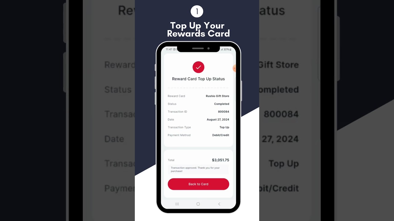 Giftme Rewards   Top Up & Spend
