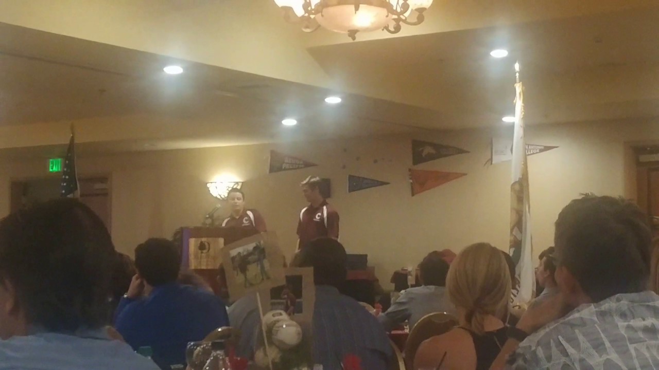 Zach Brown JV Banquet coach speech YouTube