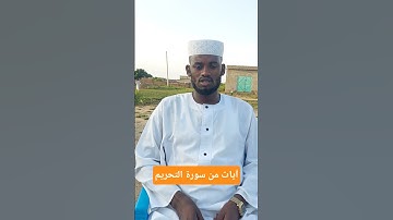 صوت ندي يتلو آيات من سورة التحريم _الشيخ حسين ابوبكر _ من عائلة القرآن