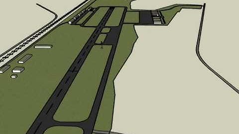 Airport 3-D Visual Simulation