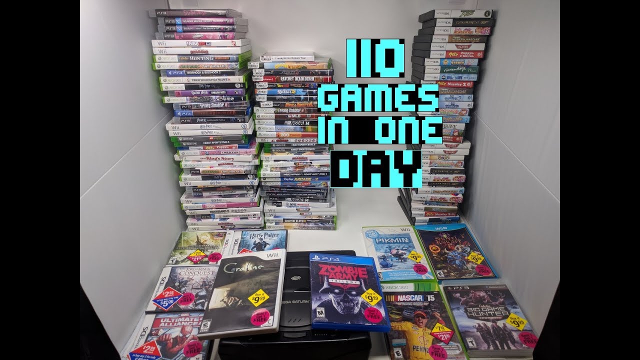 Thrift Store Game Finds! // Rare Wii Games // Cheap DS Games // Shovel Knight, Nascar 15, & More