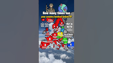 How many times has your country invoked Article 4? | ItaliaMapping #fypシ゚viral #mapping #fyp #map