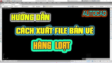 NVT | HƯỚNG DẪN CÁCH XUẤT FILE PDF HÀNG LOẠT TRONG AUTOCAD