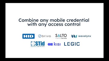 Combine any mobile credential with any access control system