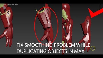 Fix Smooth Problem while duplicating objects in 3Ds Max 100% working.