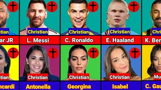 Religion Comparison: Famous Footballers and Their Wives/Girlfriends