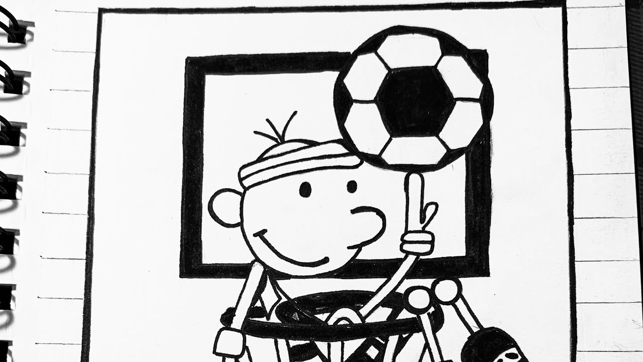 pix Doawk Big Shot go big or go home big shot cover page drawing new diary of wimpy kid black white rang