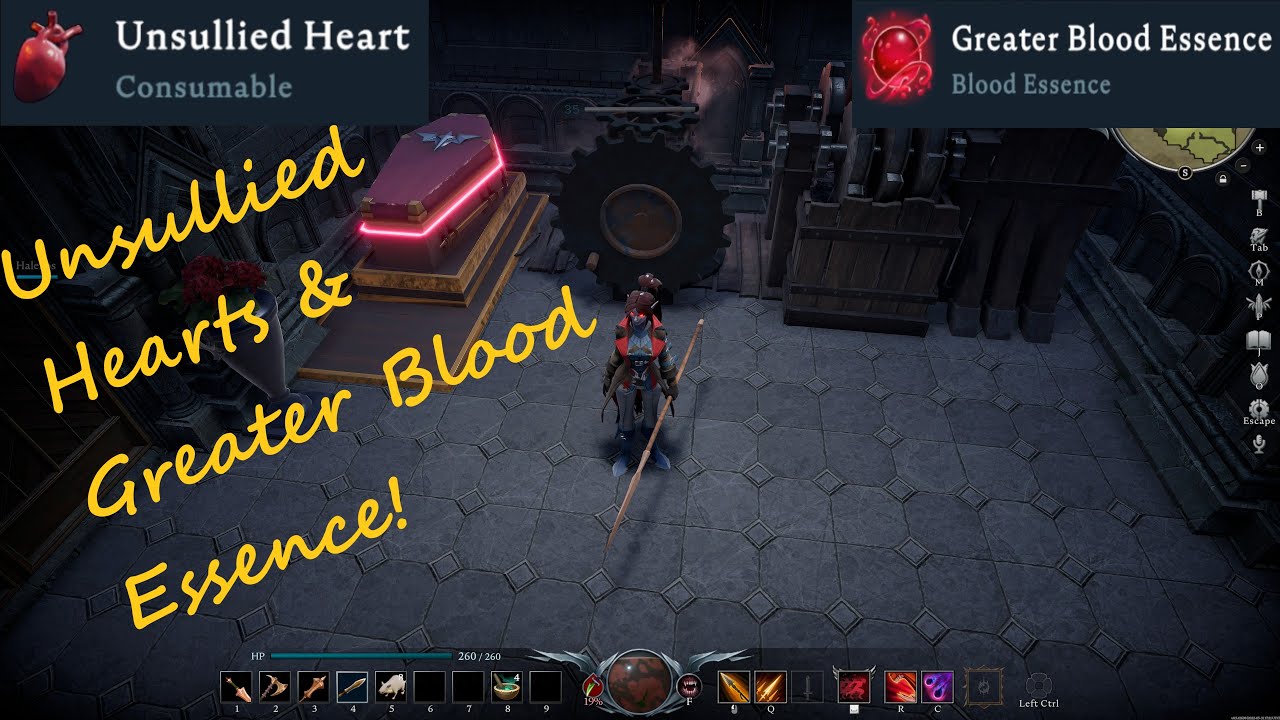 V Rising | Unsullied Hearts Farming | Greater Blood Essence Guide