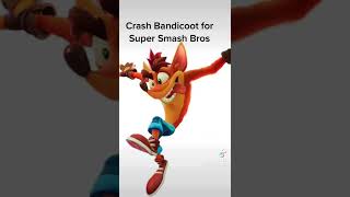 Crash Bandicoot For Super Smash Bros