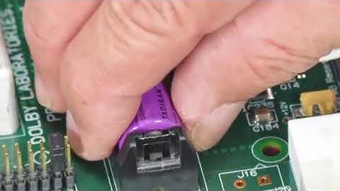 CAT1600 Media Block Battery Replacement in a CP850