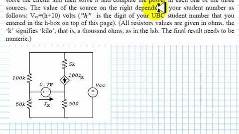 EECE 251 1st Midterm Sep Dec 2010  Question 1