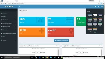 Automan Manufacturing PHP Software