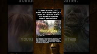 In Secret Invasion (2023), Gravik absorbs every Avenger’s power but still loses to G’iah
