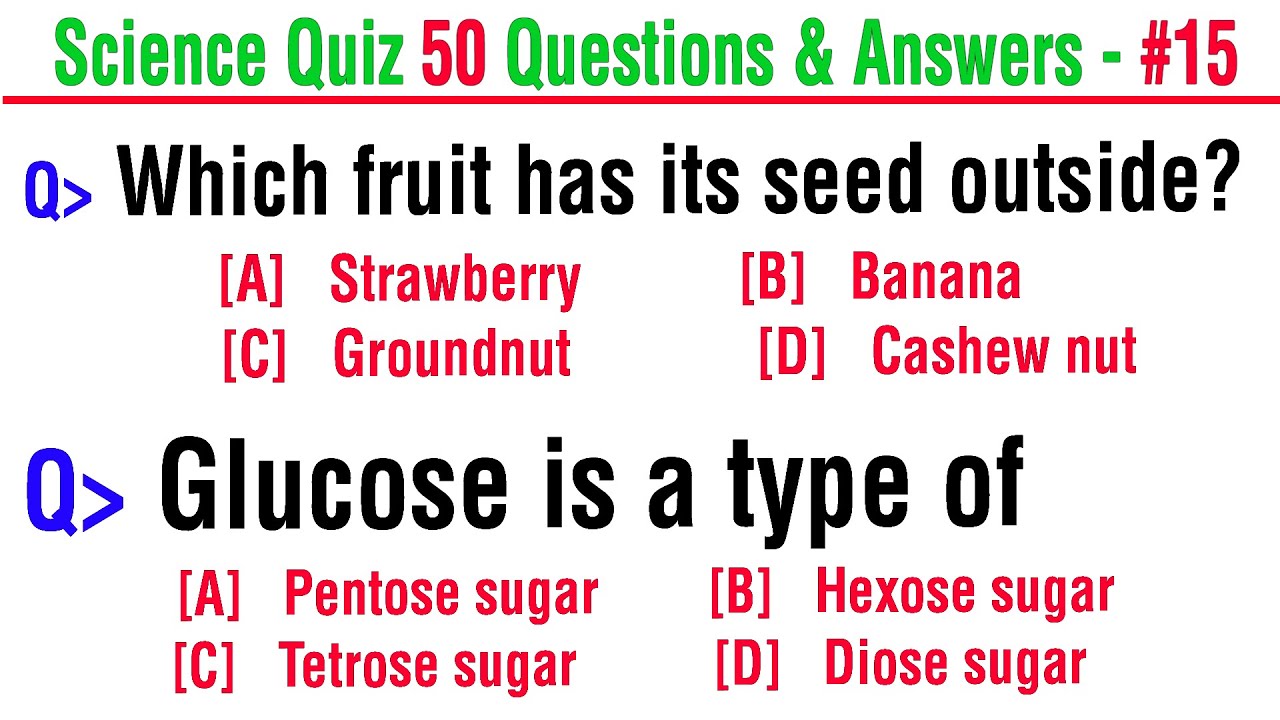 50 Biology Science Gk Quiz Questions And Answers Science Trivia Quiz Science Gk Part 15 Apho2018