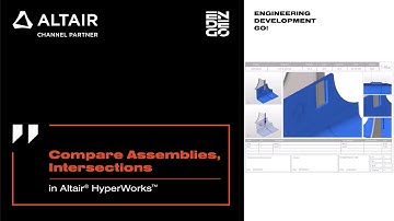 Compare Assemblies, Intersections in Altair HyperWorks