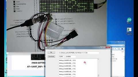 ESP-01 USB-to-serial adapter 이용하요 firmware update
