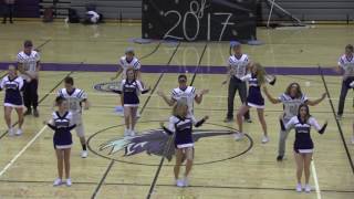 Cheerleader and Football Dance 2016