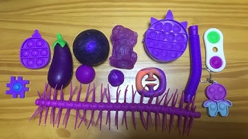 *Purple Only* fidget ASMR  SATISFYING VIDEO#asmr #satisfying #fidgets #fidgetasmr #fidgettoys #fyp