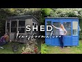 My Garden Shed Transformation (Ramshackle to Cute She Shed Potting Shed)