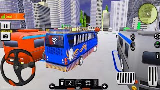 대중 교통 버스: City Coach Bus Simulator 2021 #1 - 안드로이드 게임플레이 screenshot 2