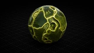 Alien Slime Bio Sphere - 4K PBR High-Fidelity 3D Asset