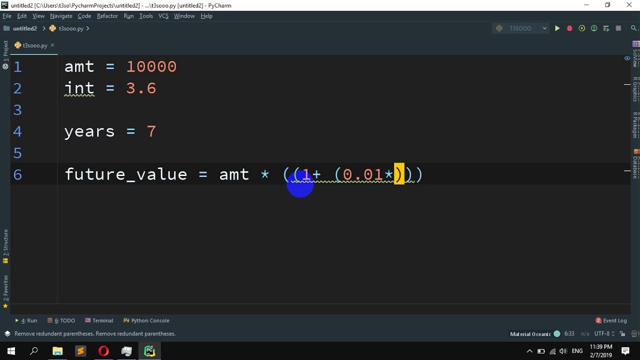 How to compute the future value of rate of interest and a number of ...