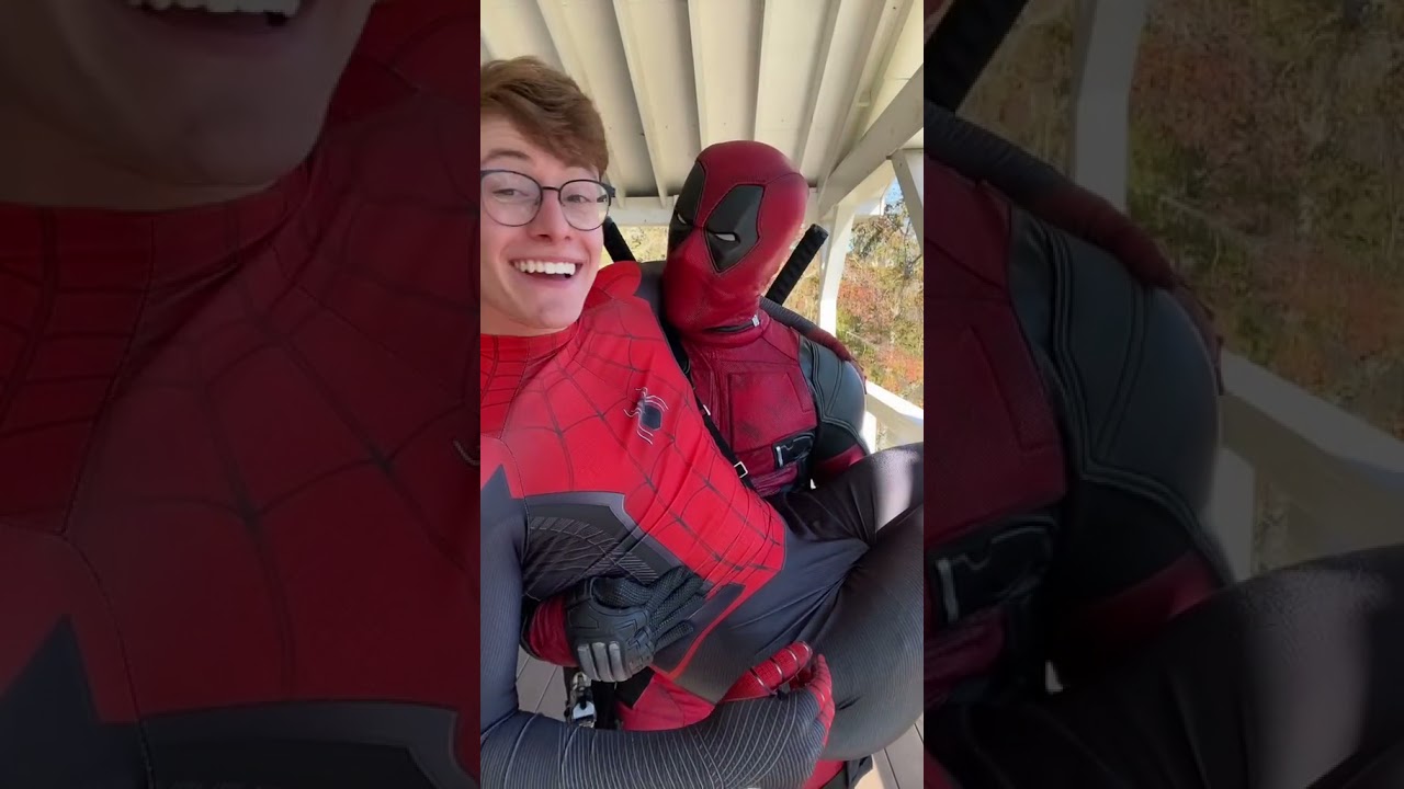 This my baby! MINE!  #deadpool #spiderman #spideypool #mybaby #comedy #fyp