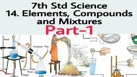 7th std science 14 elements, compounds and mixtures l Part-1 l explanation in Marathi