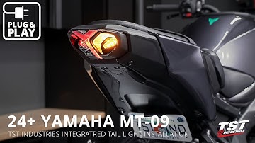 How to Install TST LED Integrated Tail Light on 2024+ Yamaha MT-09 by TST Industries