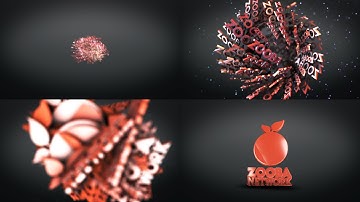 3D Shapes Logo Intro Animation