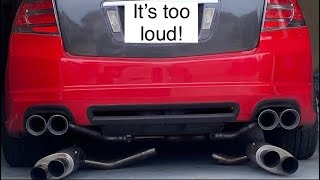 Acura TL True Straight Pipe. Catless (insTL) Acura Tl Full Catless Exhaust Amazing Sound